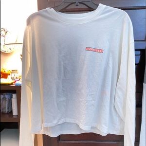 Hollister tee crop top